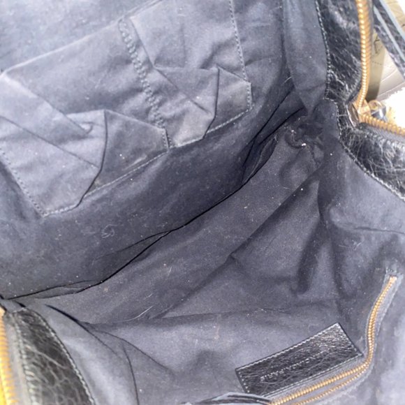 Balenciaga Motocross Bowling Bag in Black - Picture 5 of 12